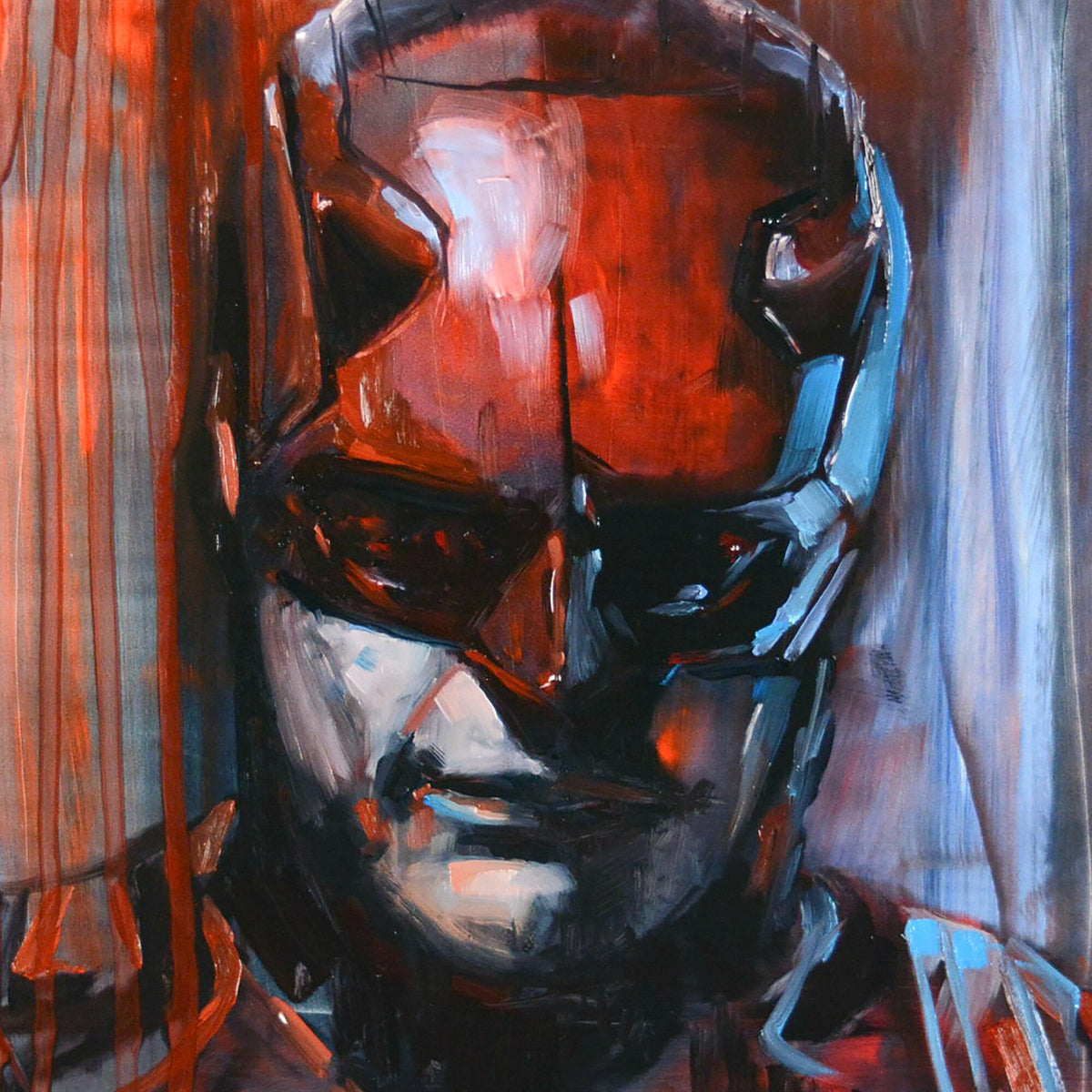 Daredevil Art Signed Giclee Charlie Cox Vintage Retro Wall Decor - Poster | Canvas Wall Art Print