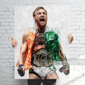 Conor McGregor Fighting Sports Man Cave Gift Kids Room Decor - Poster | Canvas Wall Art Print