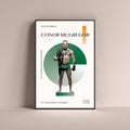 Conor McGregor Ireland Minimalist UFC Home Living Kids Game Room Gym Bar Man Cave - Poster | Canvas Wall Art Print