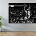 Conor McGregor Quote Motivation Man Cave Fitness Sports Room Decor - Poster | Canvas Wall Art Print
