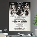 Mike Tyson vs Jose Luis Ribalta Undisputed Heavyweight World Championship Battle Iconic Boxing Pay Per View - Poster | Canvas Wall Art Print