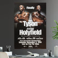 Mike Tyson vs Evander Holyfield Iconic Boxing Pay Per View - Poster | Canvas Wall Art Print