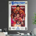 Mike Tyson vs James Smith Undisputed Heavyweight World Championship Battle Iconic Boxing Pay Per View - Poster | Canvas Wall Art Print