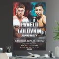 Canelo Alvarez vs Gennady Golovkin 1 World Middleweight Bout Championship Title Boxing Triple G - Poster | Canvas Wall Art Print