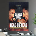 Canelo Alvarez vs Gennady Golovkin 3 The Trilogy Middleweight Bout Championship Title Boxing Triple G - Poster | Canvas Wall Art Print