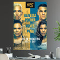 UFC 269 Carlos Oliveira vs Dustin Poirier Julianna Pena vs Amanda Nunes Lightweight Women's Bantamweight Championship Title - Poster | Canvas Wall Art Print