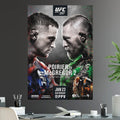 UFC 264 Conor McGregor vs Dustin Poirier 2 Rematch Lightweight Championship Title - Poster | Canvas Wall Art Print