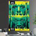 UFC Fight Night Brian Ortega vs The Korean Zombie Featherweight Bout Championship Title - Poster | Canvas Wall Art Print