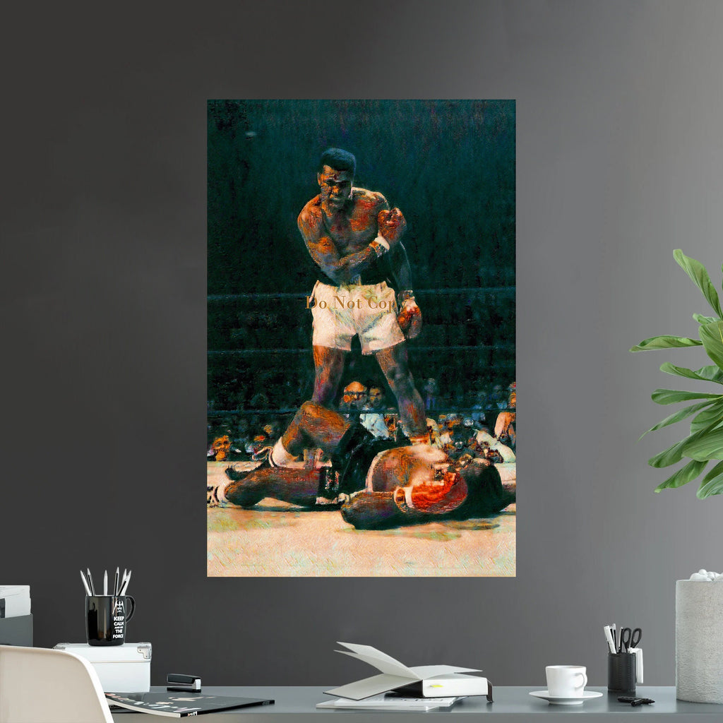Muhammad Ali Iconic Fighter Series 1 The Goat Boxing - Poster | Canvas Wall Art Print