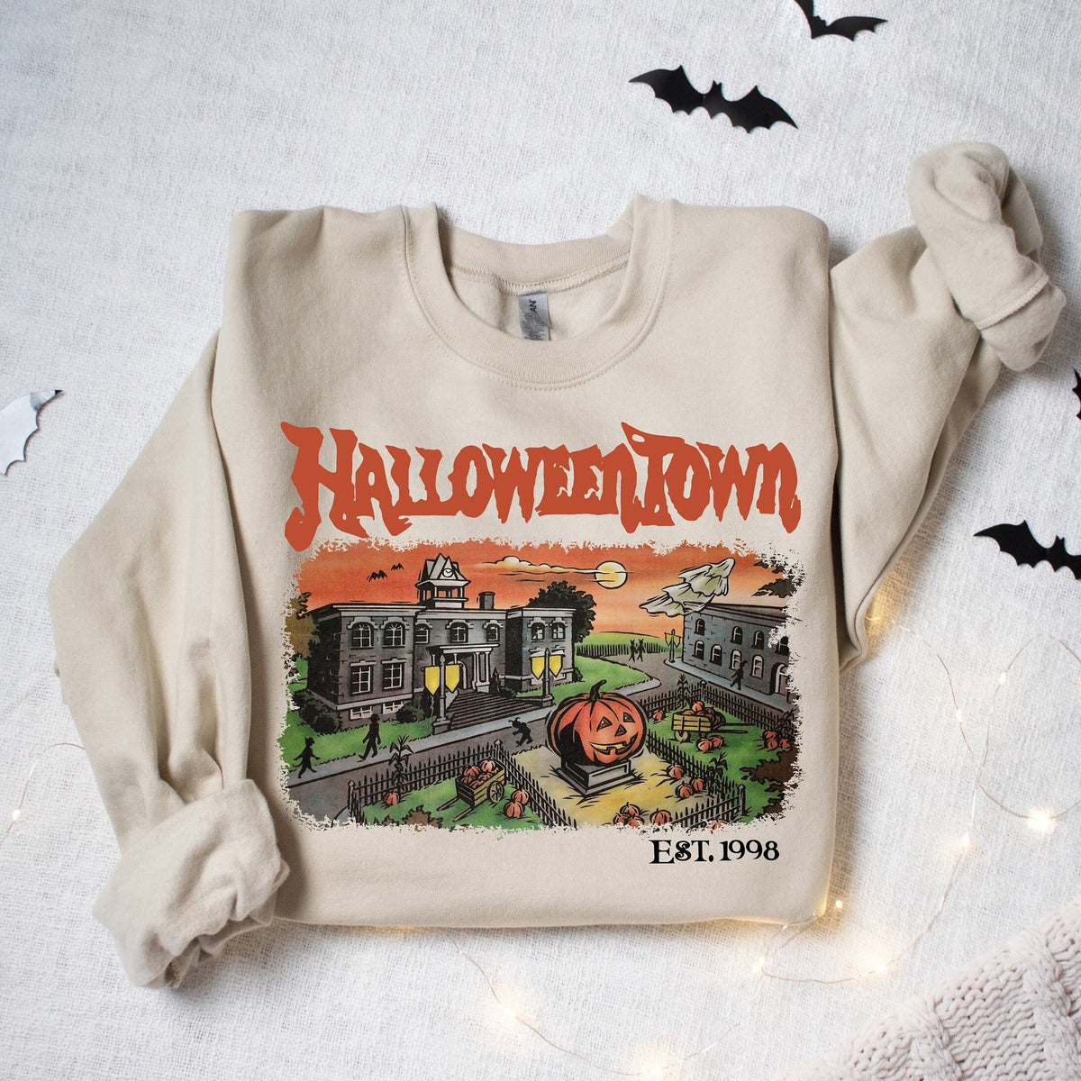 Halloweentown Est 1998 Sweatshirt Halloweentown University Retro Halloweentown Sweatshirt Fall Sweatshirt Halloween Sweatshirt