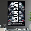 UFC 205 NYC Conor McGregor vs Eddie Alvarez Lightweight Championship Title Tyron Woodley vs Stephen Thompson Joanna MSG - Poster | Canvas Wall Art Print