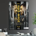 UFC 295 Cancelled Fight Jon Jones vs Stipe Miocic Heavyweight Championship Title - Poster | Canvas Wall Art Print