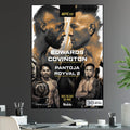 UFC 296 Colby Covington vs Leon Edwards Welterweight Championship Title Pantoja vs Royval 2 - Poster | Canvas Wall Art Print