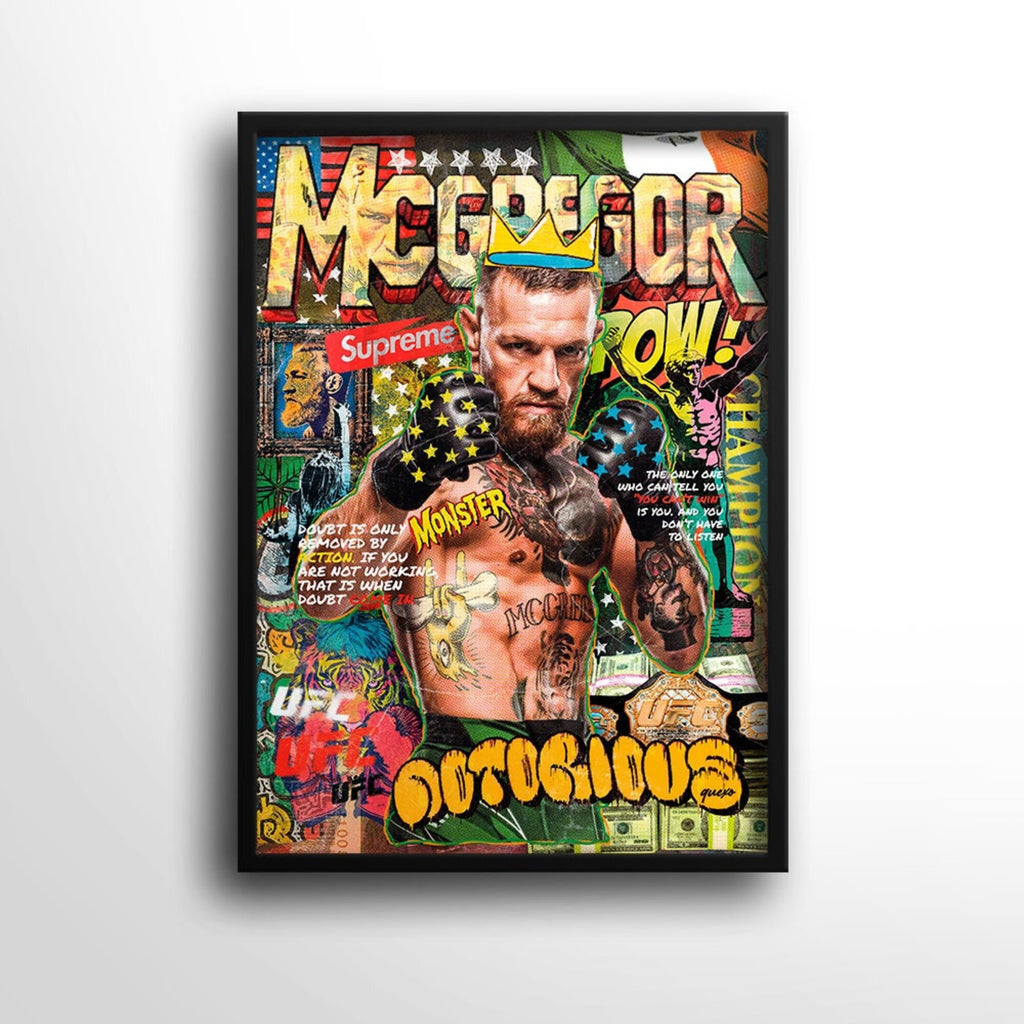 Conor McGregor The Notorious MMA Boxing - Poster | Canvas Wall Art Print