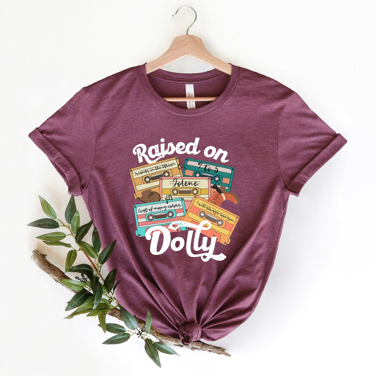 Retro Music Shirt Raised On Dolly Shirt Country Music Shirt 90s Country Music TeeNashville Music ShirtRetro Cassette Shirt Concert Tee