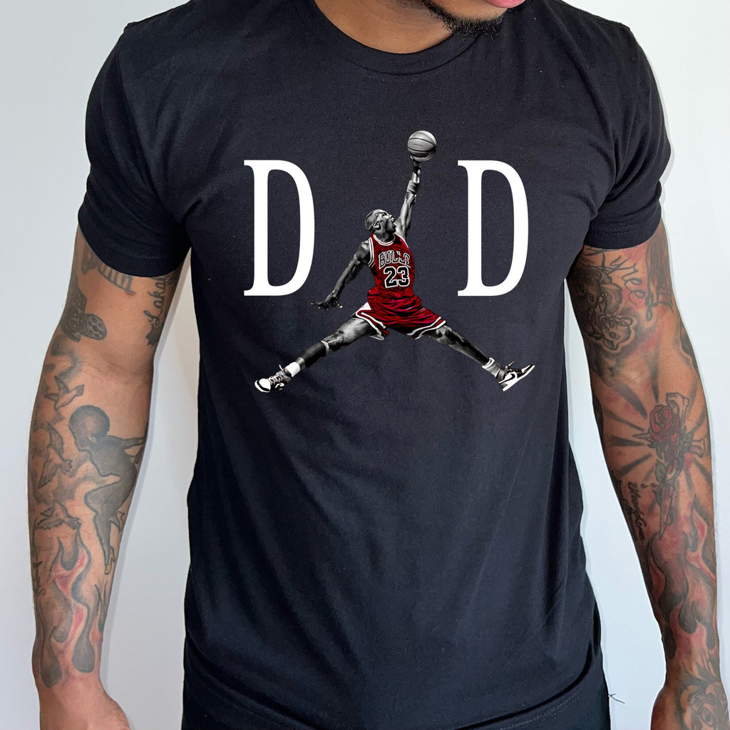 Comfort Colors Jordan Dad Shirt, Michael Jordan 23 Basketball Graphic Tee, Fathers Day Chicago Bulls Fan Gift Aesthetic