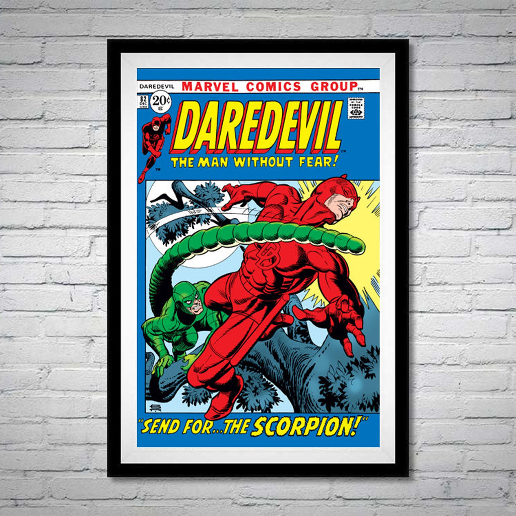 Daredevil The Man Without Fear Comic Book Issue 82 Scorpion Matt Murdock - Poster | Canvas Wall Art Print