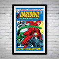 Daredevil The Man Without Fear Comic Book Issue 82 Scorpion Matt Murdock - Poster | Canvas Wall Art Print