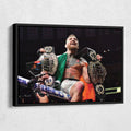 Conor McGregor Celebrating with Belts Home Decor Framed - Poster | Canvas Wall Art Print