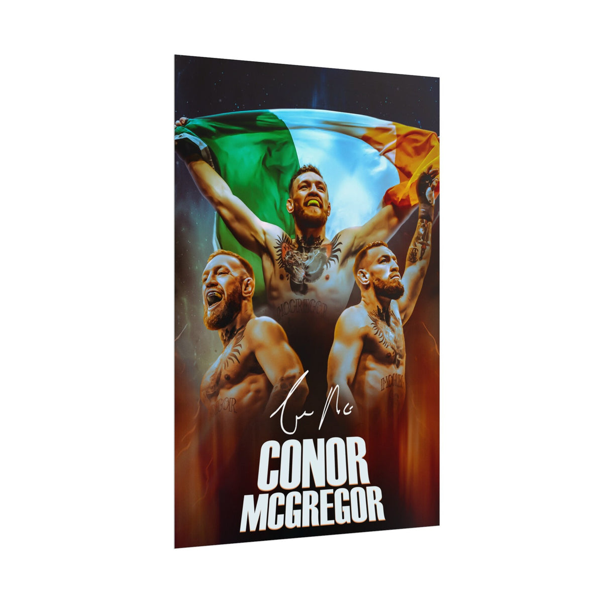 Conor McGregor UFC Fighter Athlete Motivation MMA - Poster | Canvas Wall Art Print