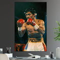 Manny Pacquiao Pacman Lightweight Champion Iconic Fighter Series Boxing MMA - Poster | Canvas Wall Art Print