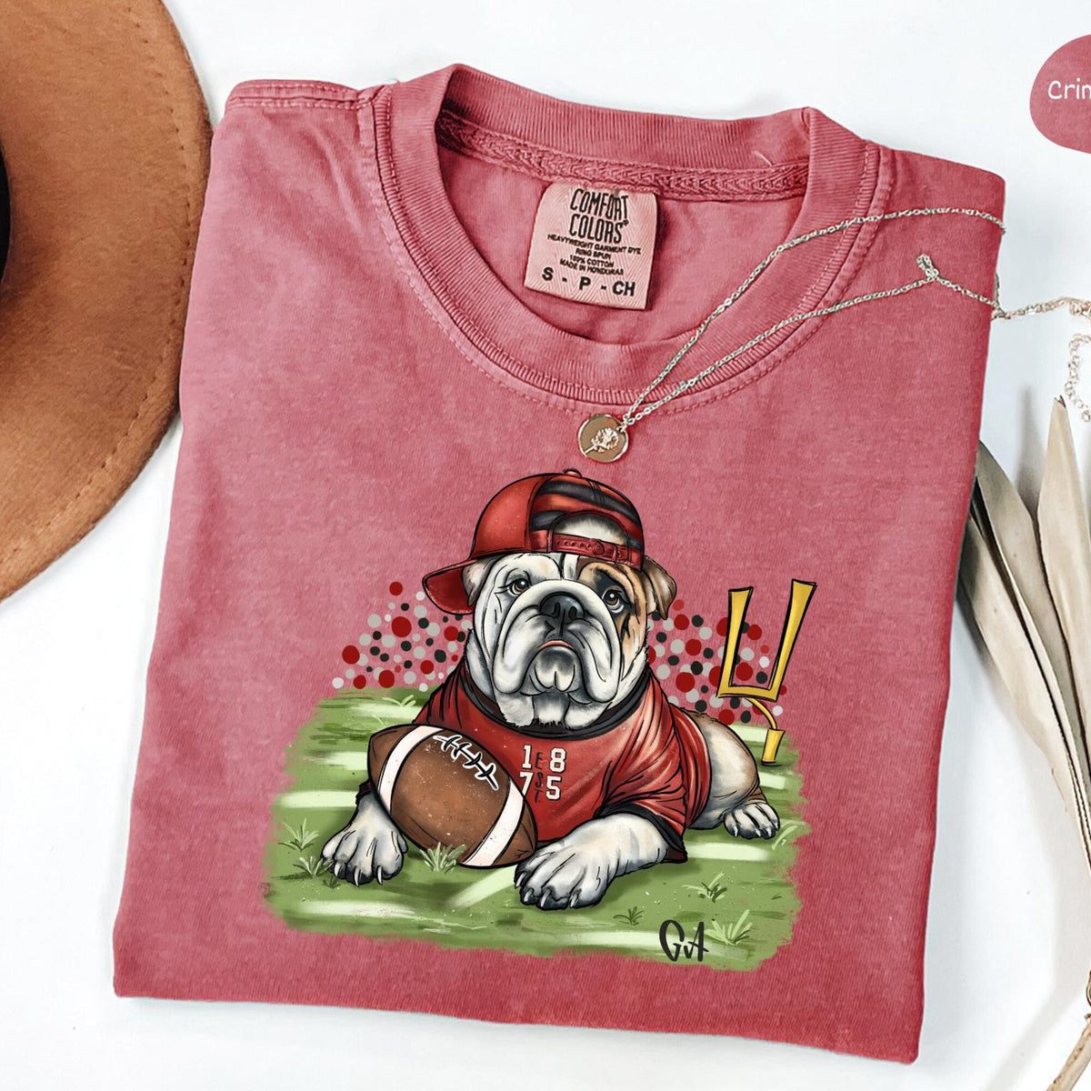 Comfort Colors Go Bulldogs Shirt Football Bulldogs Shirt Football Fan TShirt Football Team Mascot Shirt