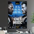 UFC 309 Jon Jones vs Stipe Miocic Heavyweight Championship Title Charles Oliveira vs Chandler - Poster | Canvas Wall Art Print