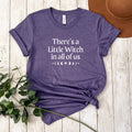 Comfort Colors Practical Magic Sandra Bullock Shirt Women, Halloween Witch Movie Quote A Little Witch in All of Us Film Fan Graphic Tee, Gift for Her Aesthetic