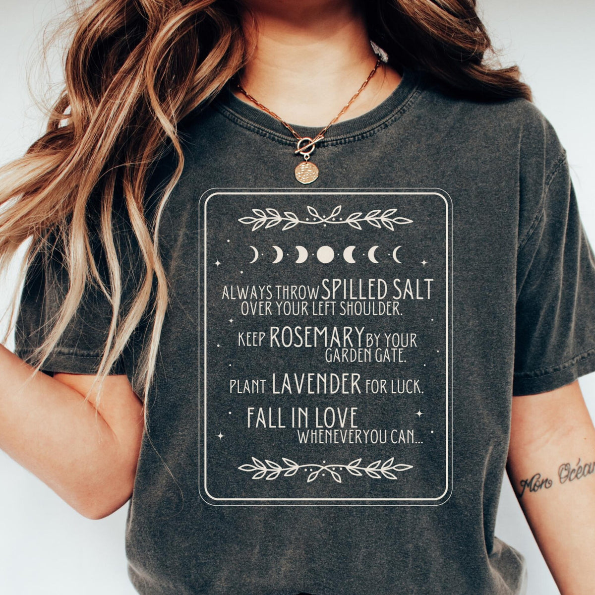 Practical Magic Shirt Salt Rosemary Lavender Love Witch Sweatshirt Halloween Shirt Womens shirt Halloween Gift Vintage Halloween Shirt