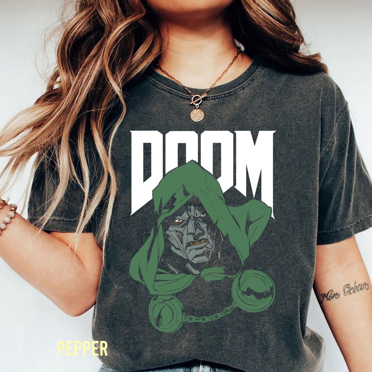 Comfort Colors Vintage Avengers Doctor Doom Shirt Women, Retro Marvel Comics Doomsday Graphic Tee, Birthday Fan Gift for Her Aesthetic