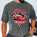 Comfort Colors Lightning McQueen 95 Shirt Women, Disney Pixar Cars Lightning 95 Disneyland Family Trip Fan Graphic Tee, Gift for Her Aesthetic