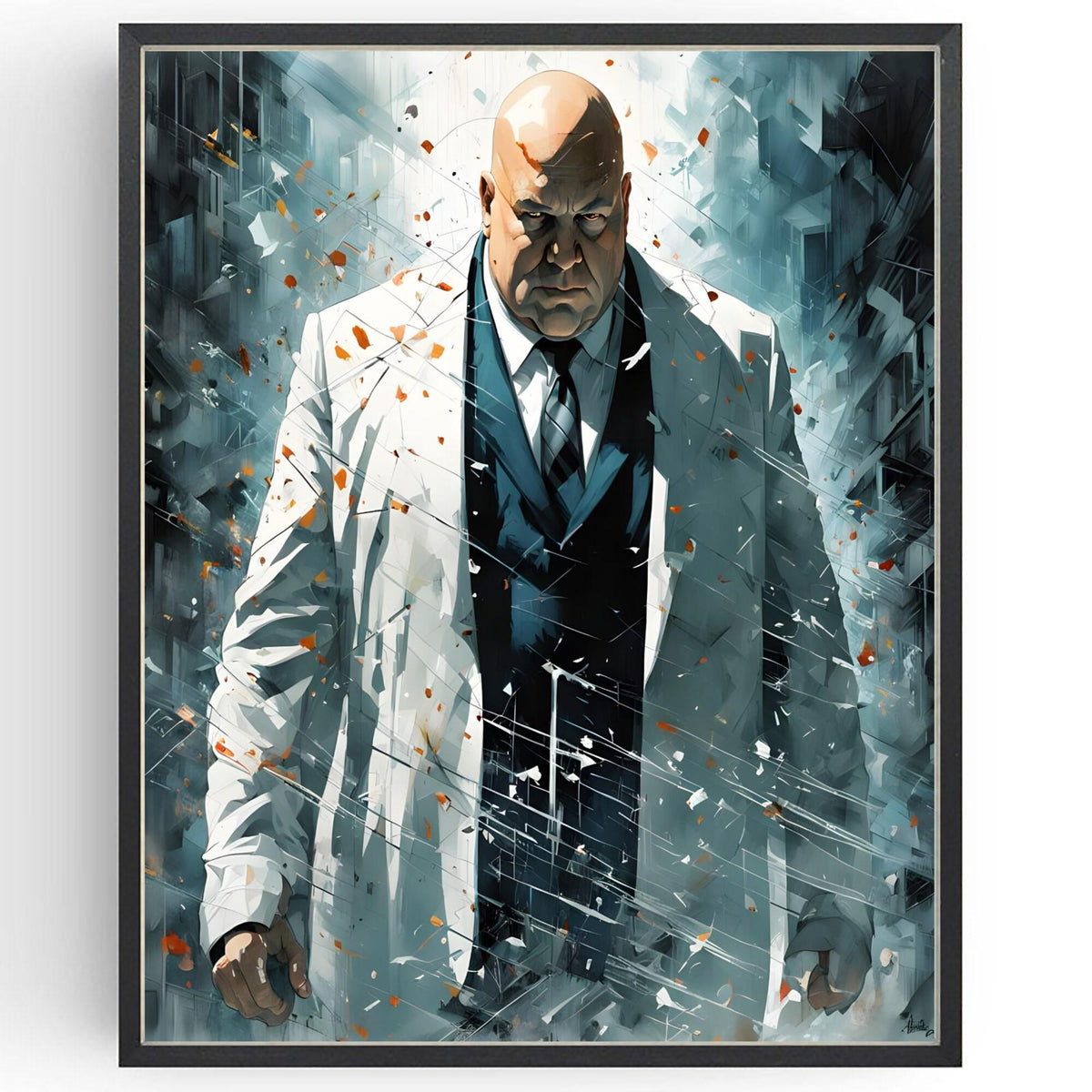 Daredevil The Kingpin Marvel Comic Book Films Movie Gifts Fun Superhero - Poster | Canvas Wall Art Print