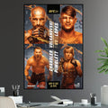 UFC 314 Alexander Volkanovski vs Diego Lopes Championship Title Paddy Pimblett Michael Chandler - Poster | Canvas Wall Art Print