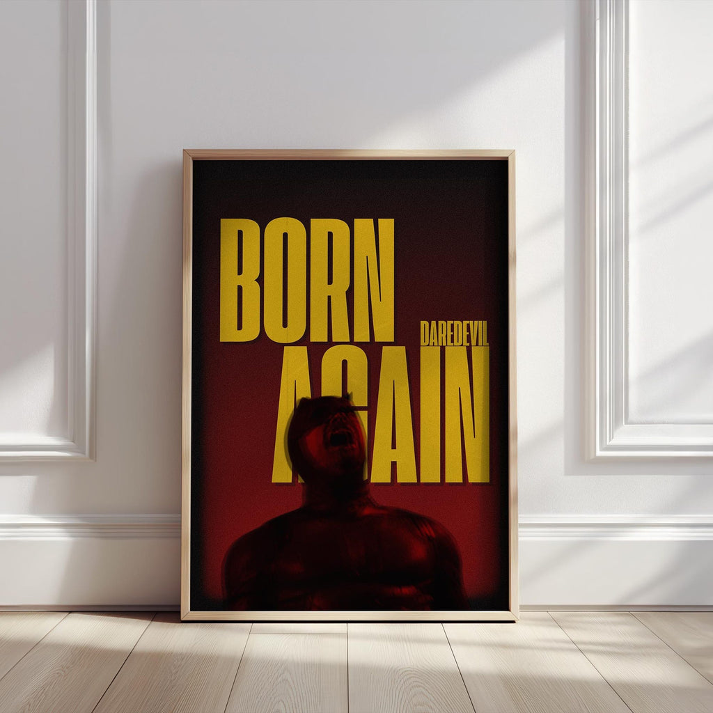 Daredevil Born Again Moody Marvel Comic Art - Poster | Canvas Wall Art Print