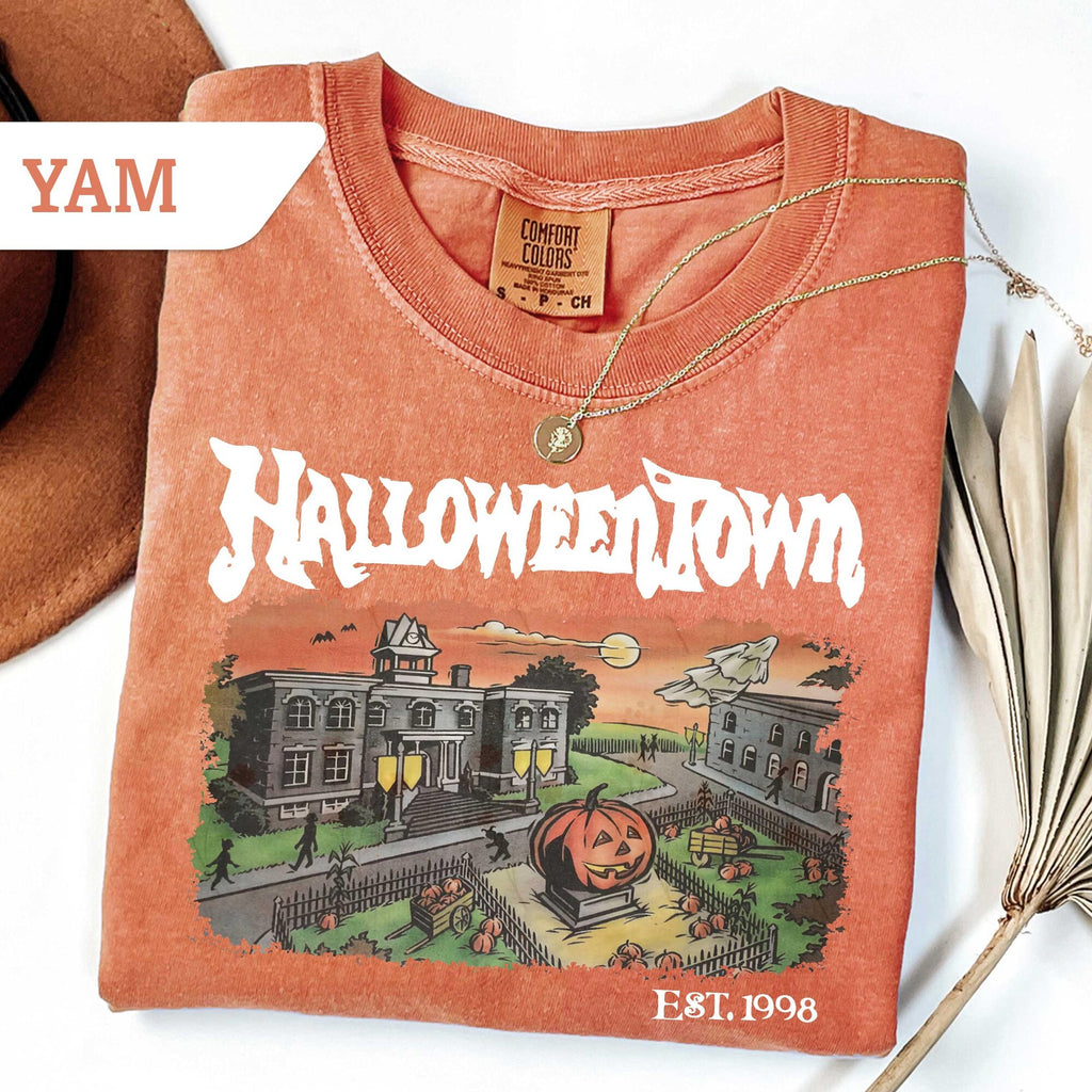 Comfort Colors Halloween Town Shirt Halloweentown Est 1998 Tshirt Halloweentown University Retro Halloweentown ShirtHalloween Town Tee