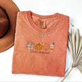 Comfort Colors Cute Cozy Season Shirt Book Lover Fall Shirt Fall Coffee Shirt Womens Fall Leaf Shirt Pumpkin Shirt Fall Graphic Tee
