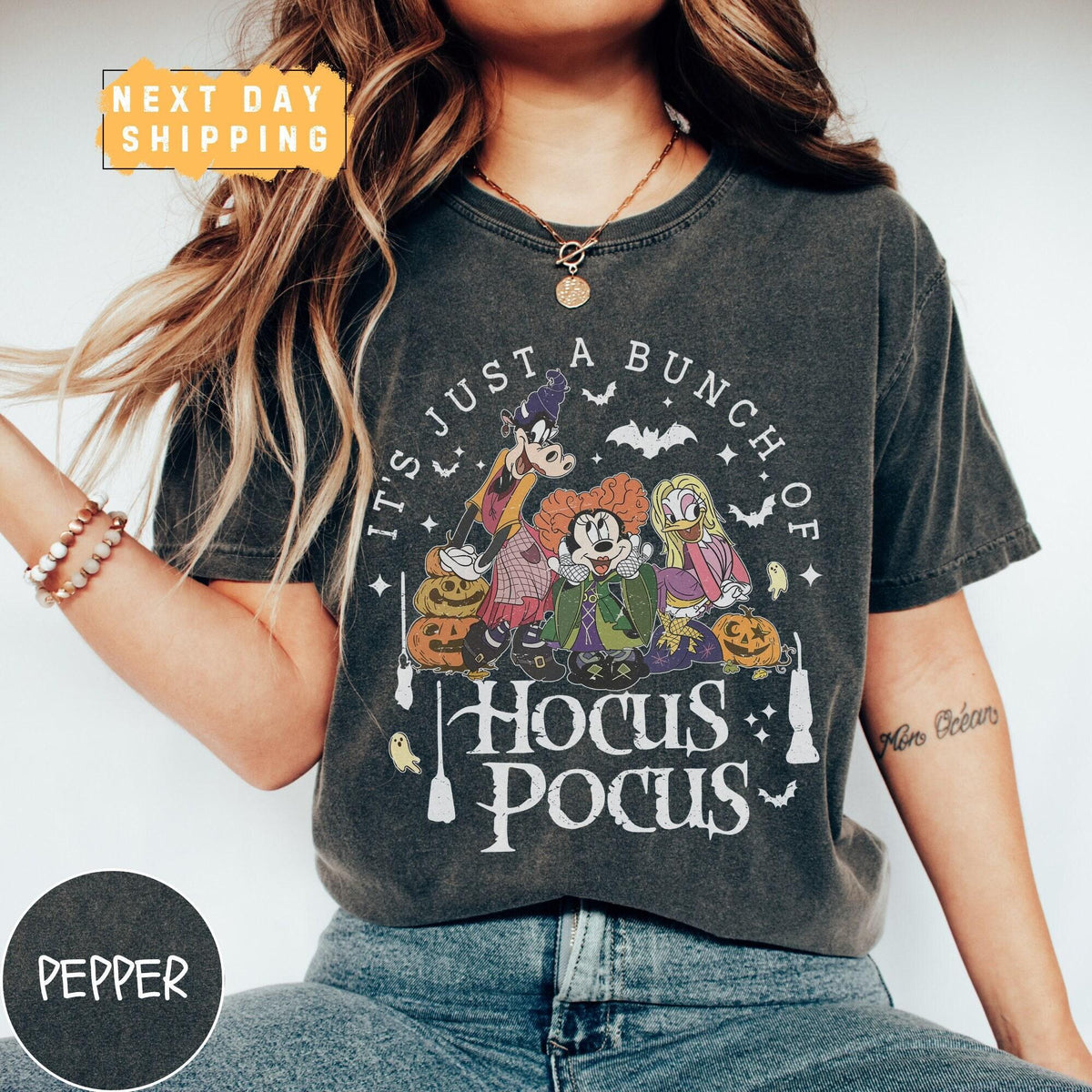 Comfort Colors Magical Park  Halloween Hocus Pocus Shirt  Mouse and Friends Halloween Shirt Spooky Season ShirtPumpkin Shirt