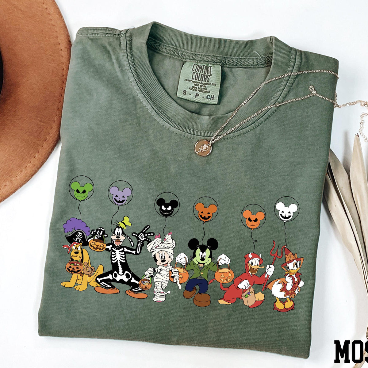 Comfort Colors Mickey and Friends Halloween Shirt Disney Halloween Shirt Disneyland Costume Party Tee Mickey and Minnie Halloween Shirt