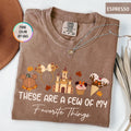 Comfort Colors Mickey These Are a Few of My Favorite Things Fall Shirt Women, Magic Kingdom Disney Pumpkin Autumn Fall Vibes Graphic Tee, Gift for Her Aesthetic