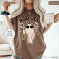 Comfort Colors BooJee Ghost Shirt Leopard Ghost Tee Ghost Coffee Shirt Funny Fall Shirt  Ghost Tee Girly Halloween Gift Boojee Shirt