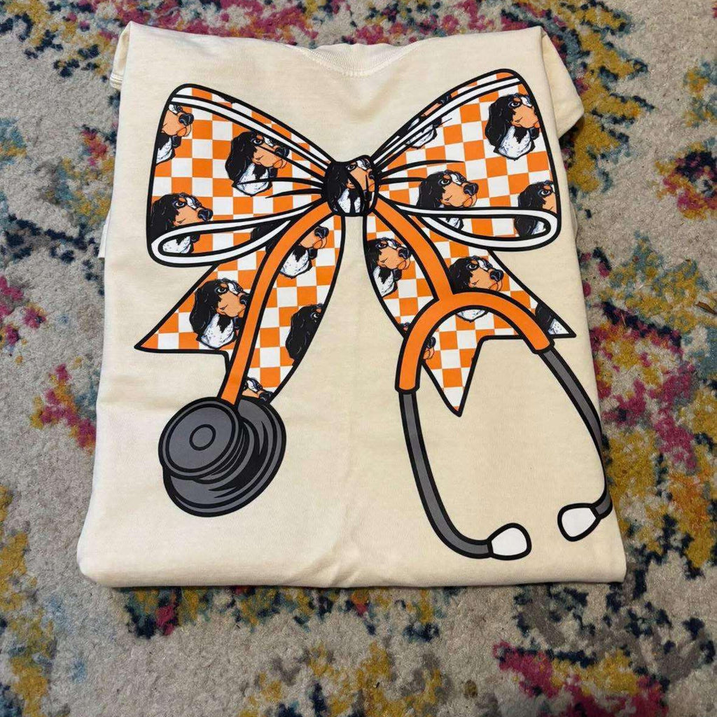 Comfort Colors Tennessee Vols Nurse Shirt Women, Orange Game Day Graphic Tee, Fan Gift for Her Aesthetic