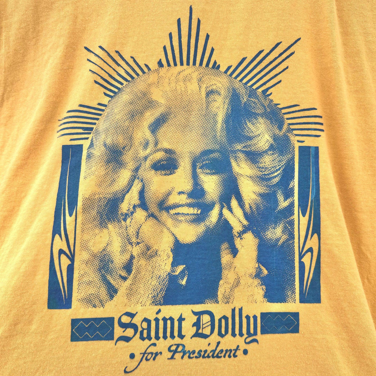 Saint Dolly Screenprinted Vintage Wash Comfort Colors Graphic TShirt