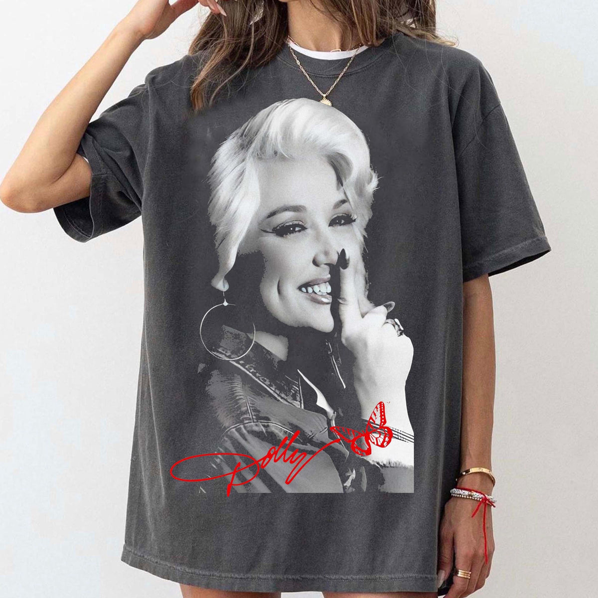 Comfort Colors Dolly Parton 80s Country Music Retro Shirt Women, Vintage Southern Style Graphic Tee, Fan Gift for Her Aesthetic
