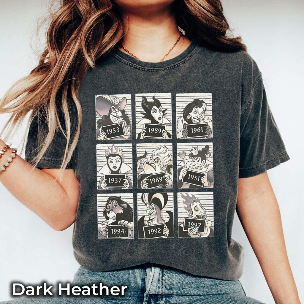 Retro Disney Villains 90S shirt Vintage Ursula Evil Queen Cruella Shirts Disneyworld Shirt Disneyland Family Trip Shirt Birthday Gift