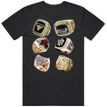 Comfort Colors Michael Jordan Six Rings Shirt Women, Chicago Basketball Dynasty Legend Graphic Tee, Fan Gift for Her Aesthetic