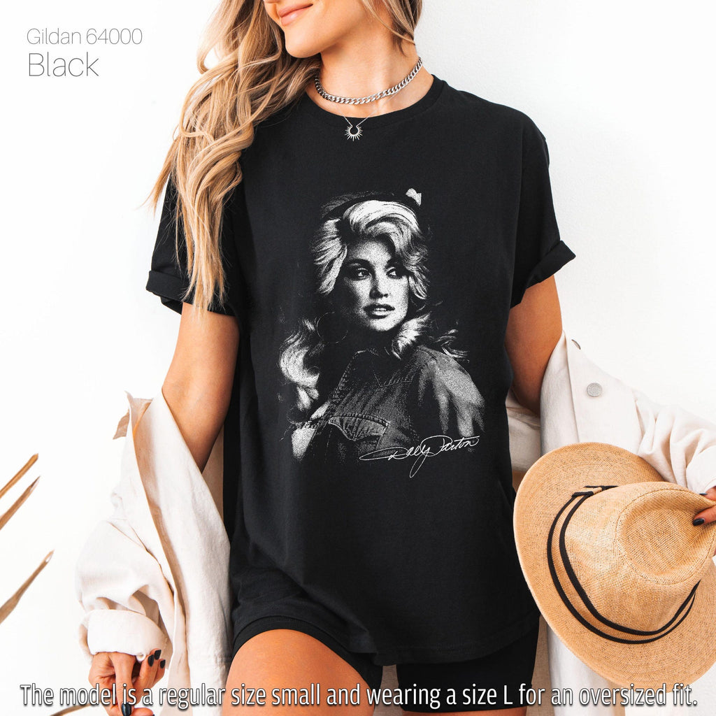 Dolly Parton Signature Shirt Vintage Country Music Tee