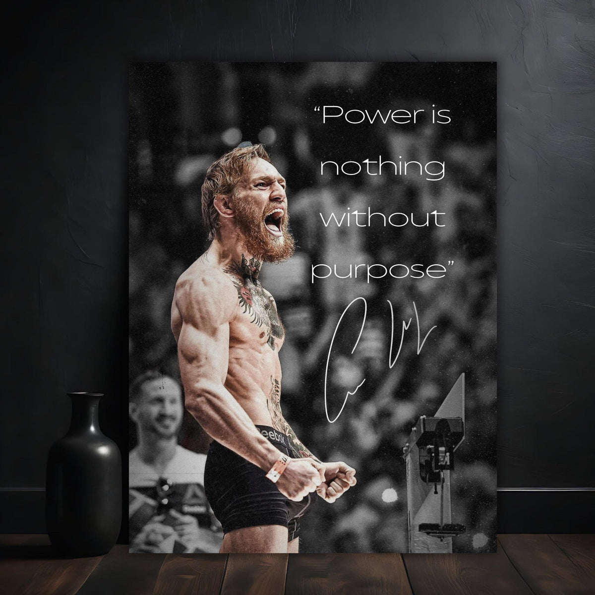Conor McGregor UFC MMA Ireland Featherweight GOAT - Poster | Canvas Wall Art Print