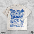 Mitochondria Vintage Science TShirt Retro Biology Graphic Tee 90s Academic Cell Diagram Shirt Geek Lab Humor Top STEM Learning Gift