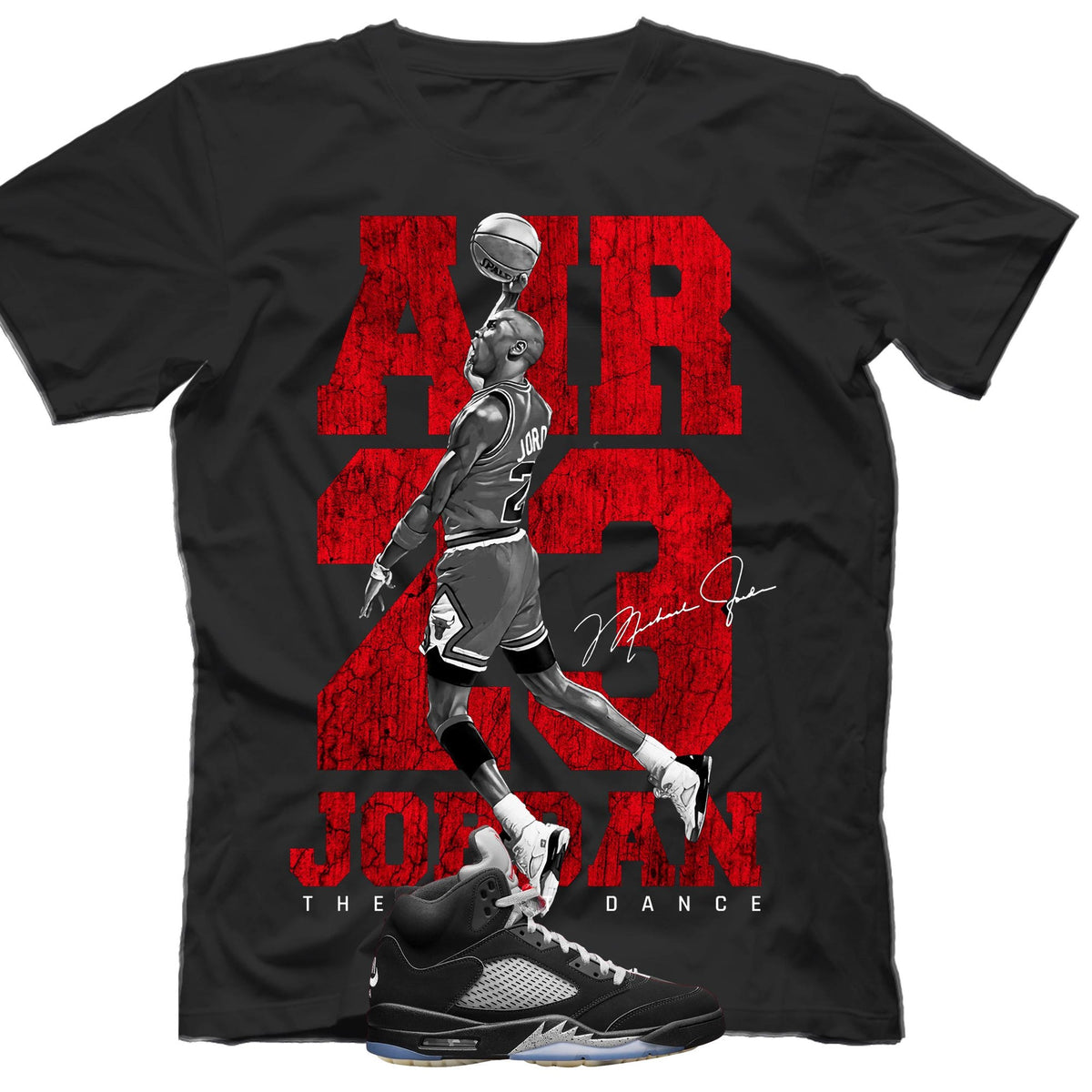 Comfort Colors Air Jordan 23 Oversized Shirt Women, Jordan 5 Black Metallic Reimagined Graphic Tee, Sneakerhead Fan Gift for Her Aesthetic
