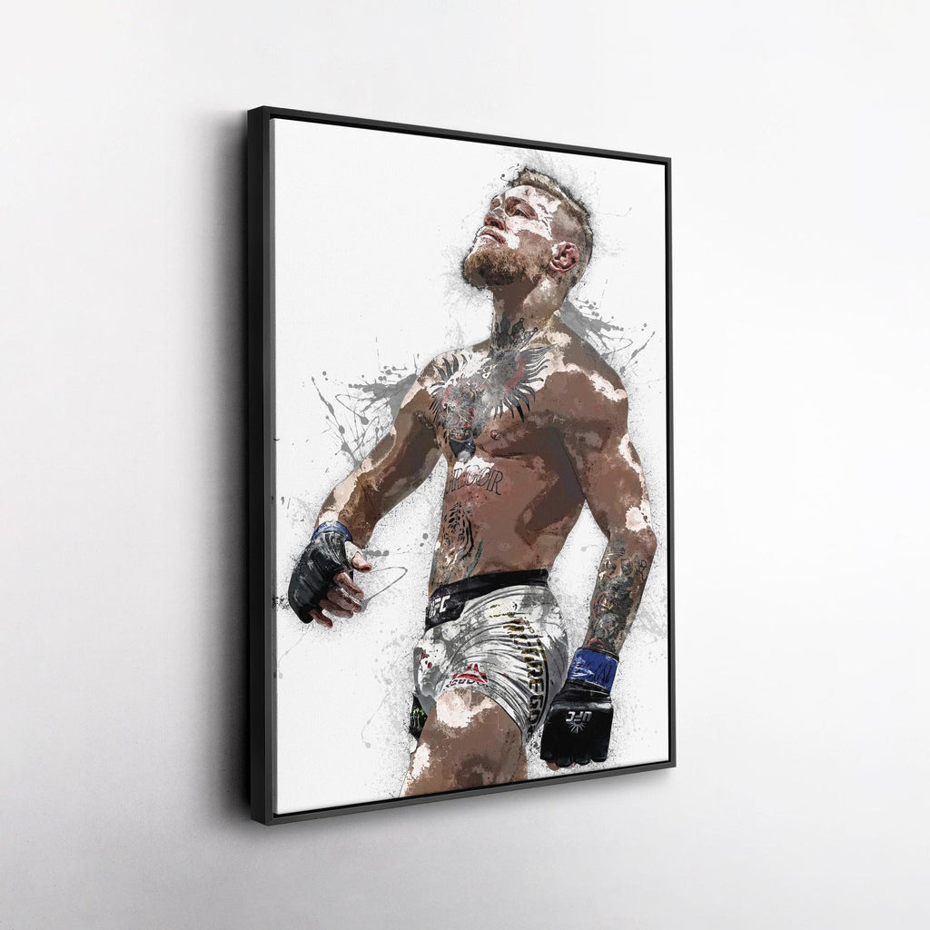 Conor McGregor UFC MMA Man Cave Decor Sports Gift for Fans - Poster | Canvas Wall Art Print